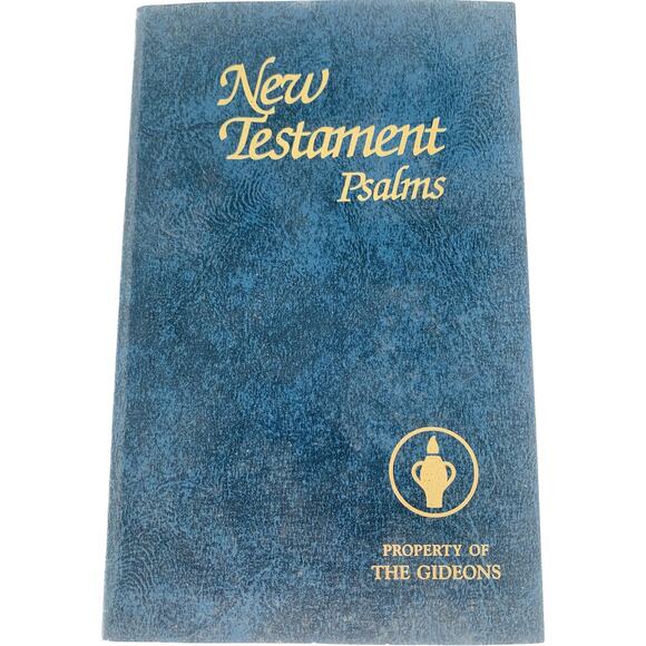 New Testament Psalms Gideons Bible Hospital Edition Softcover Easy To Read Type - Picture 1 of 6